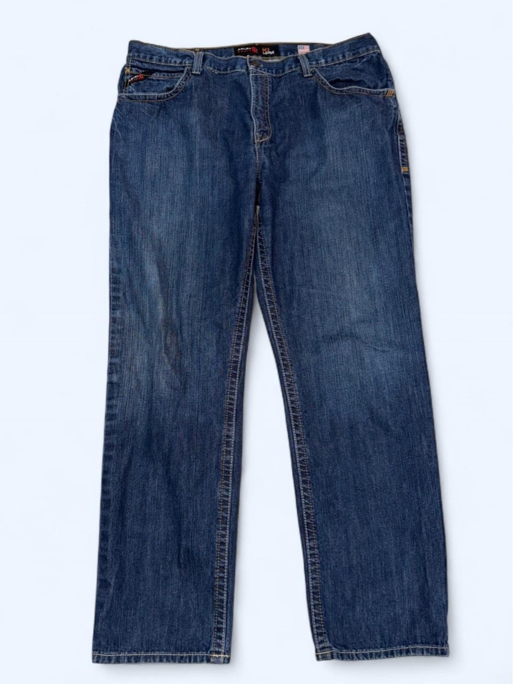 Ariat Men's Indigo Straight-Leg Jeans Big and Tall 42x36